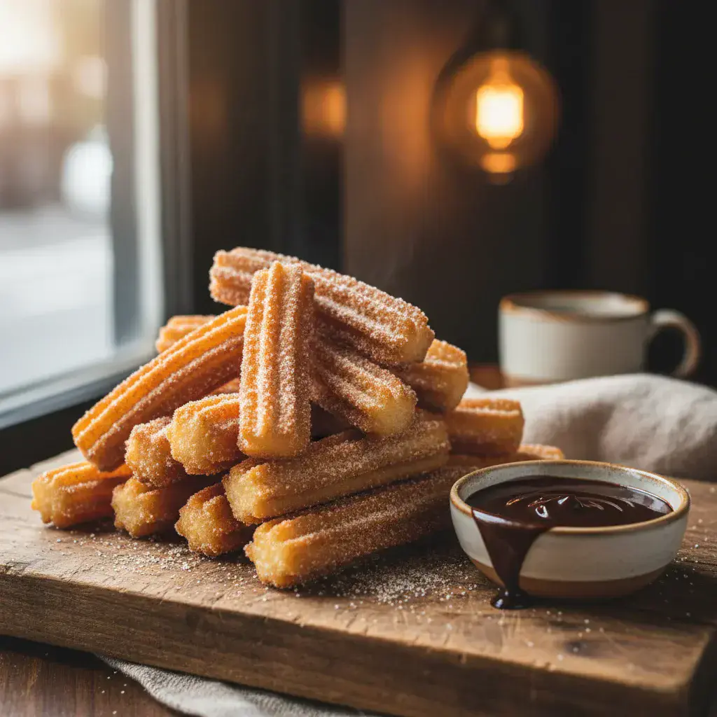 Churros & Dessert Wagon — sprøde churros med chokoladesauce