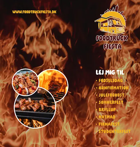 Foodtruck Fiesta — shawarma servering på marked